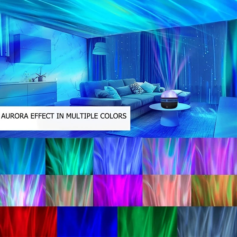 Transform Your Space with the NEW Starry Projector Light – 7 Color Patterns & Remote Control for a Magical Bedroom Atmosphere