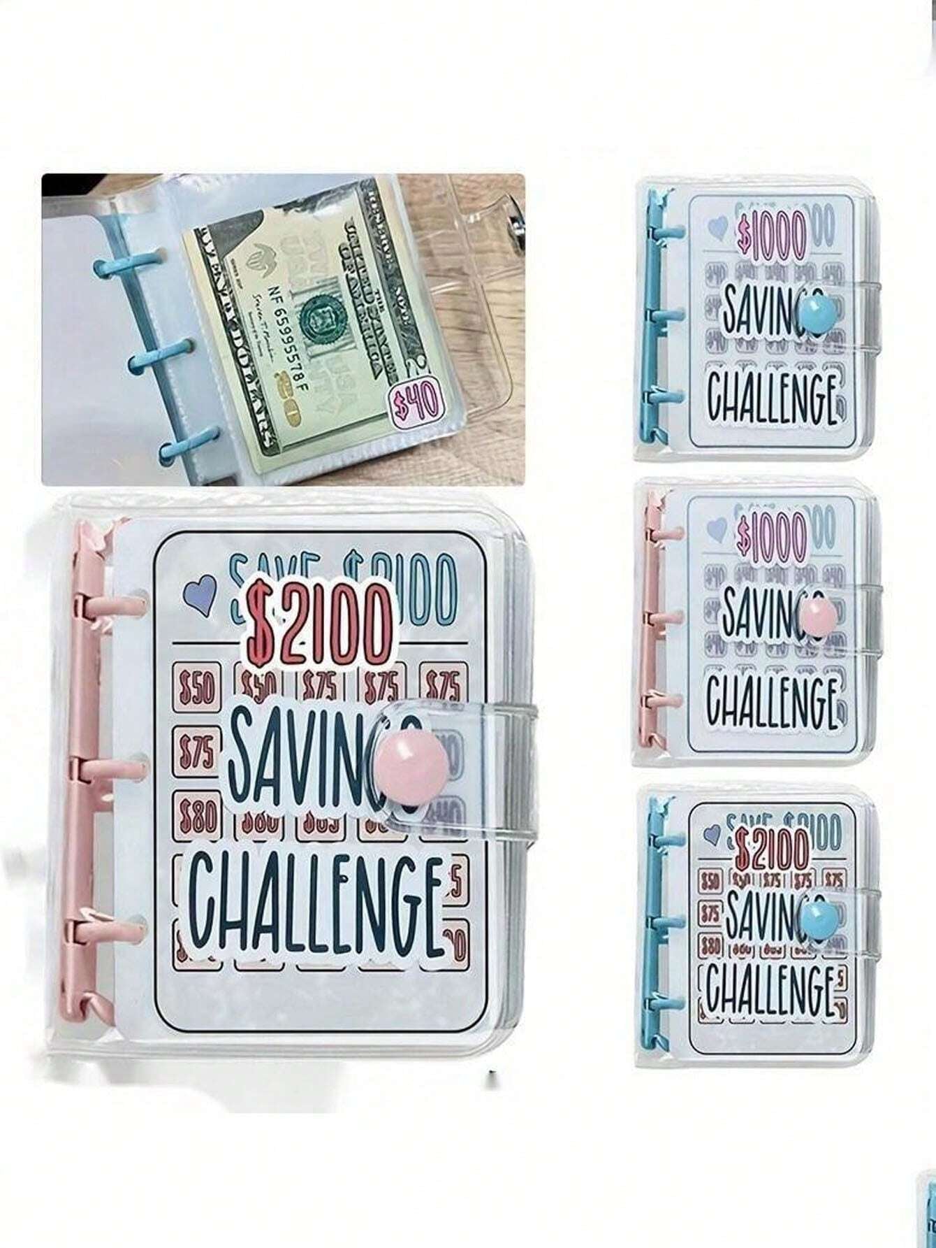 Mini Pocket Portable Money-Saving Challenge Binder - 25 Pages for Back to School Savings!
