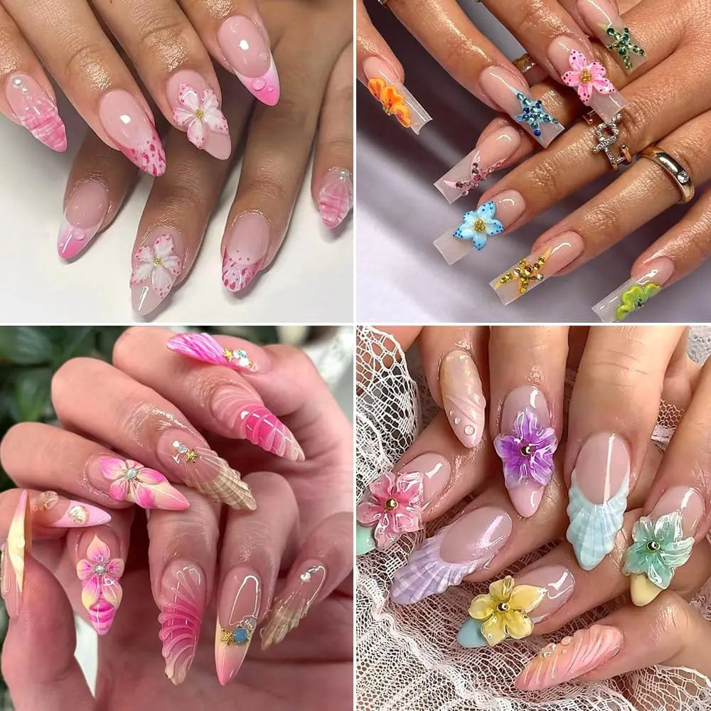 Elevate Your Nail Art with Our 3D Flowers Silicone Mold - Create Stunning Hawaii Hibiscus Designs with Ease!