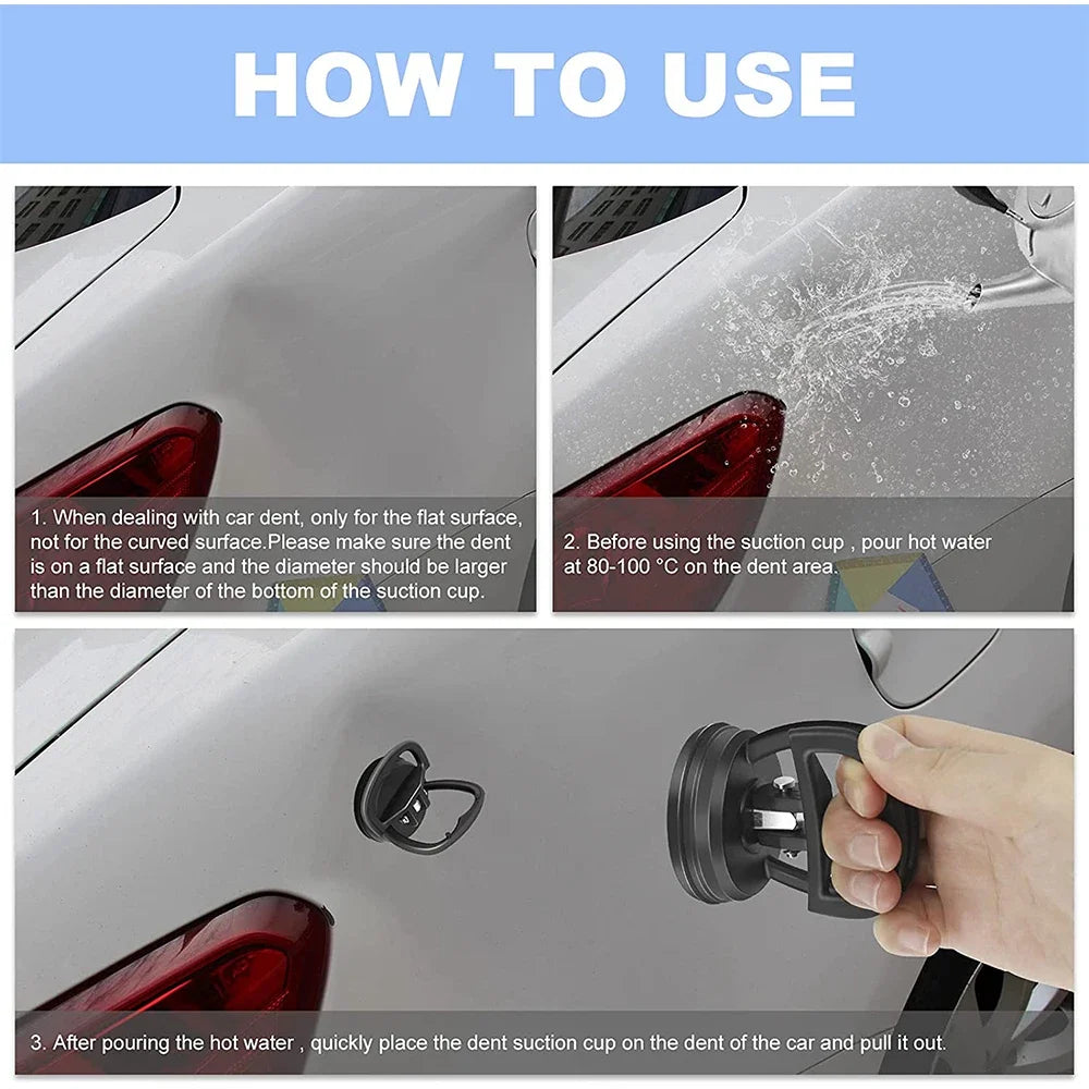 Effortlessly Remove Dents with Our 2 Inch Suction Cup Car Repair Tool - Perfect for Small Dents and Glass!