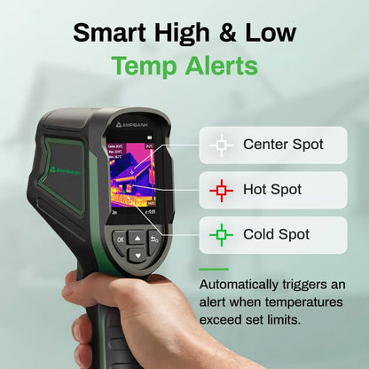Discover the H128 Handheld Thermal Camera - Unmatched 240x240 TISR Resolution with 24-Hour Battery Life for Precision Inspections