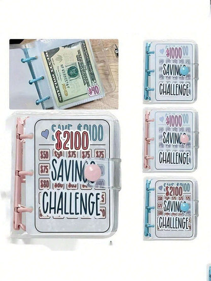 Mini Pocket Portable Money-Saving Challenge Binder - 25 Pages for Back to School Savings!