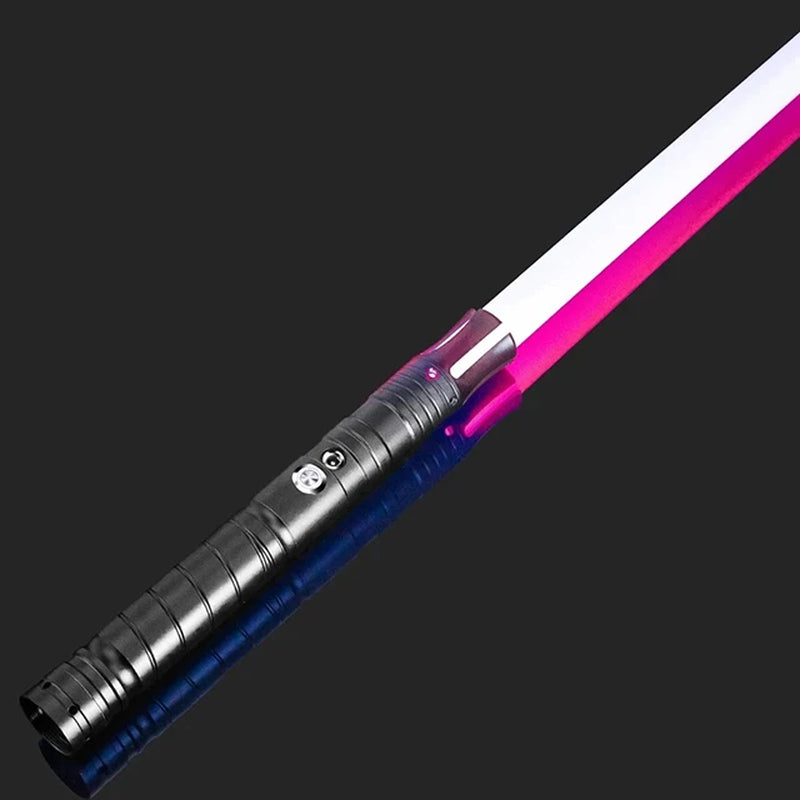 Experience the Ultimate Adventure with the RGB Lightsaber: 16 Colors, Metal Handle, and Immersive Sound Effects!