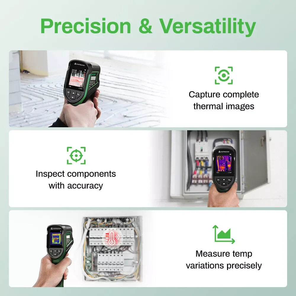 Discover the H128 Handheld Thermal Camera - Unmatched 240x240 TISR Resolution with 24-Hour Battery Life for Precision Inspections