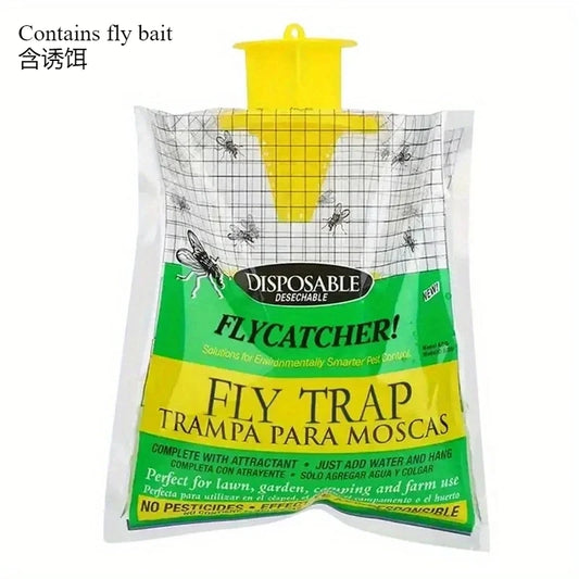 Outdoor Fly Catchers - Eco-Friendly Non-Toxic Hanging Insect Traps for Effective Pest Control (Available in 1/3/5 Pack)