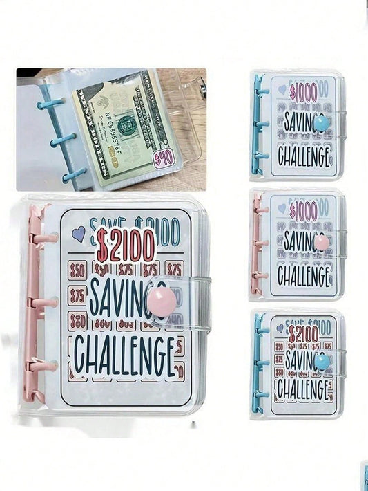 Mini Pocket Portable Money-Saving Challenge Binder - 25 Pages for Back to School Savings!