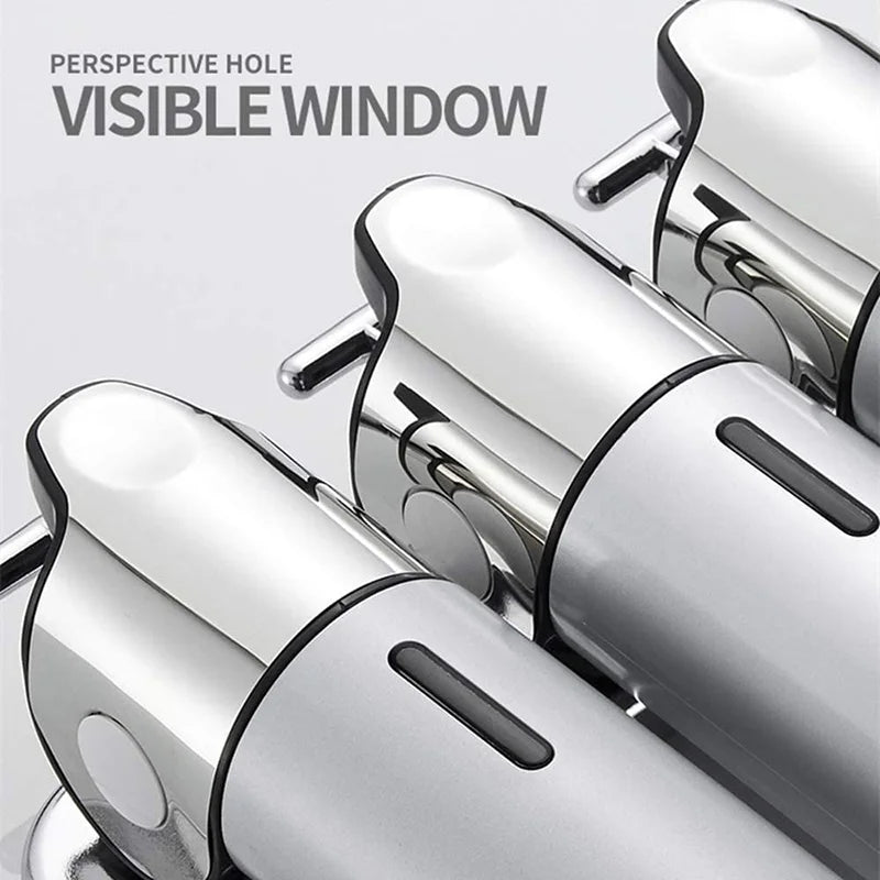 Upgrade Your Bathroom with Our Stylish Wall-Mounted 500ml Soap Dispenser - Perfect for Shampoo, Gel, and Hand Soap!