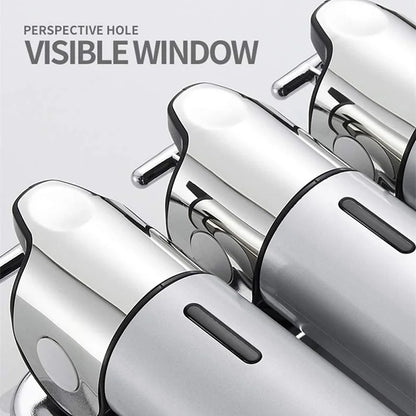 Upgrade Your Bathroom with Our Stylish Wall-Mounted 500ml Soap Dispenser - Perfect for Shampoo, Gel, and Hand Soap!