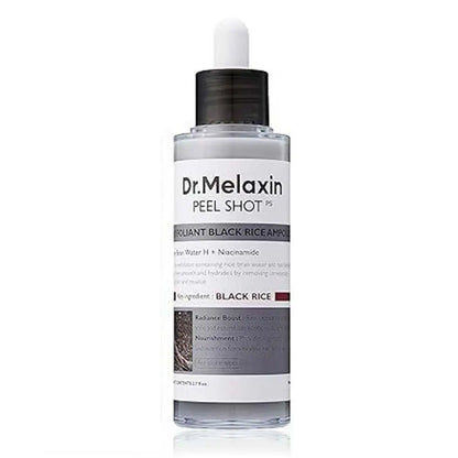 Dr. Melaxin Rice Exfoliating Serum - Hydrating Facial Moisturizer for Blackhead Removal and Pore Minimization in Korean Skin Care