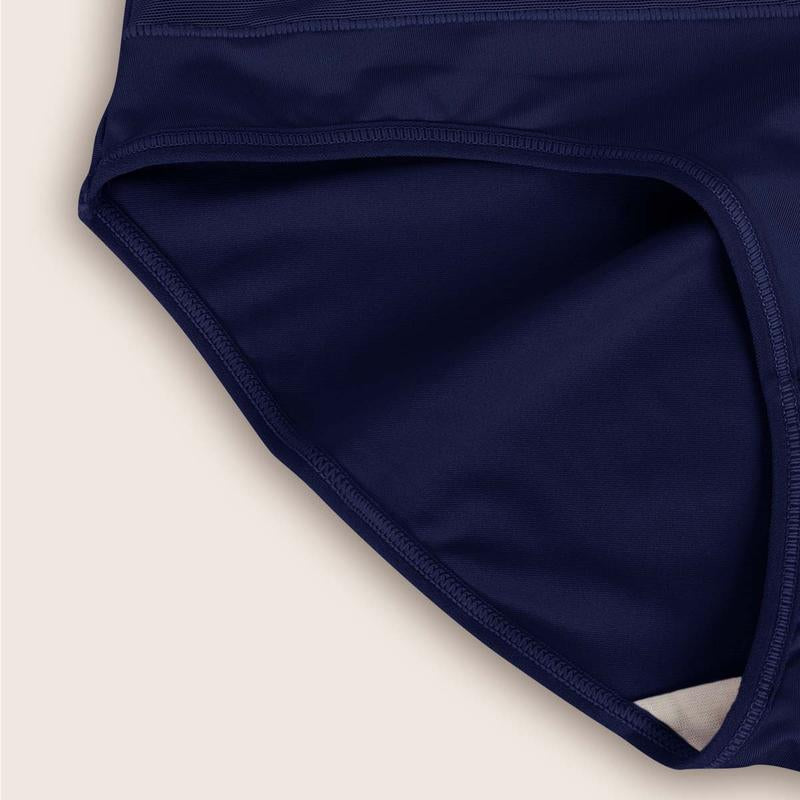 Elevate Your Comfort with High-Waisted Letter Print Underwear - Tummy Control Panties for All-Day Confidence and Breathability!