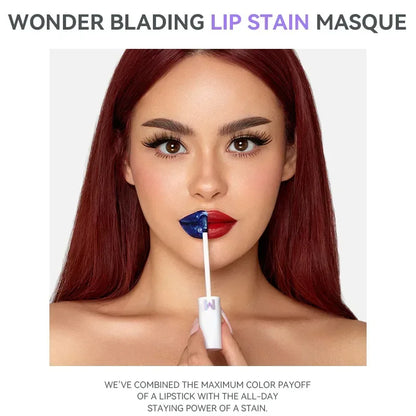Get the Perfect Pout with Wonder Blading Lip Stain - Peel Off Proof Pink Tint for a Stunning Matte Finish