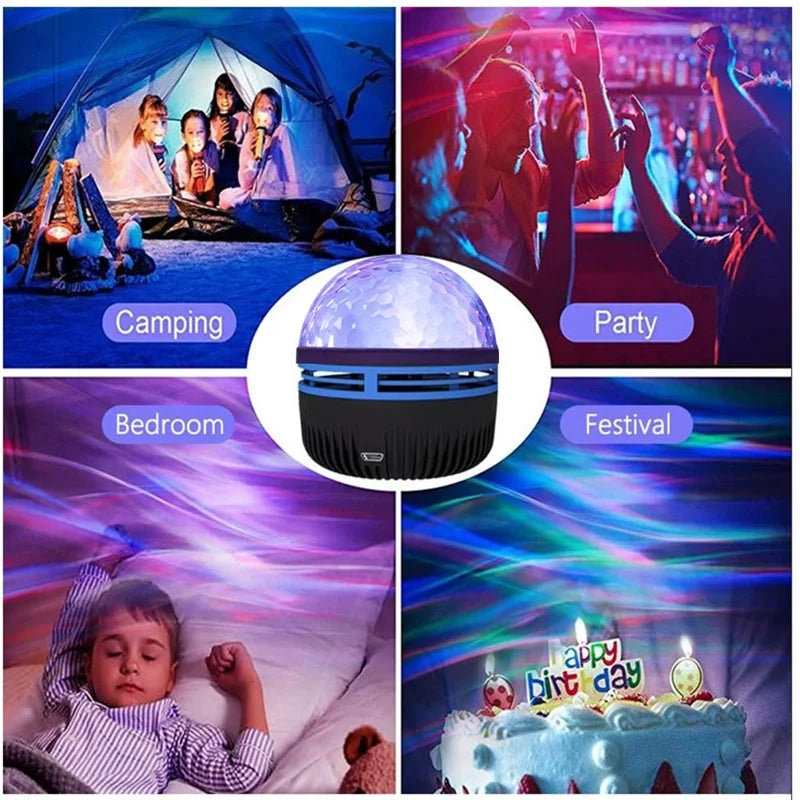 Transform Your Space with the NEW Starry Projector Light – 7 Color Patterns & Remote Control for a Magical Bedroom Atmosphere