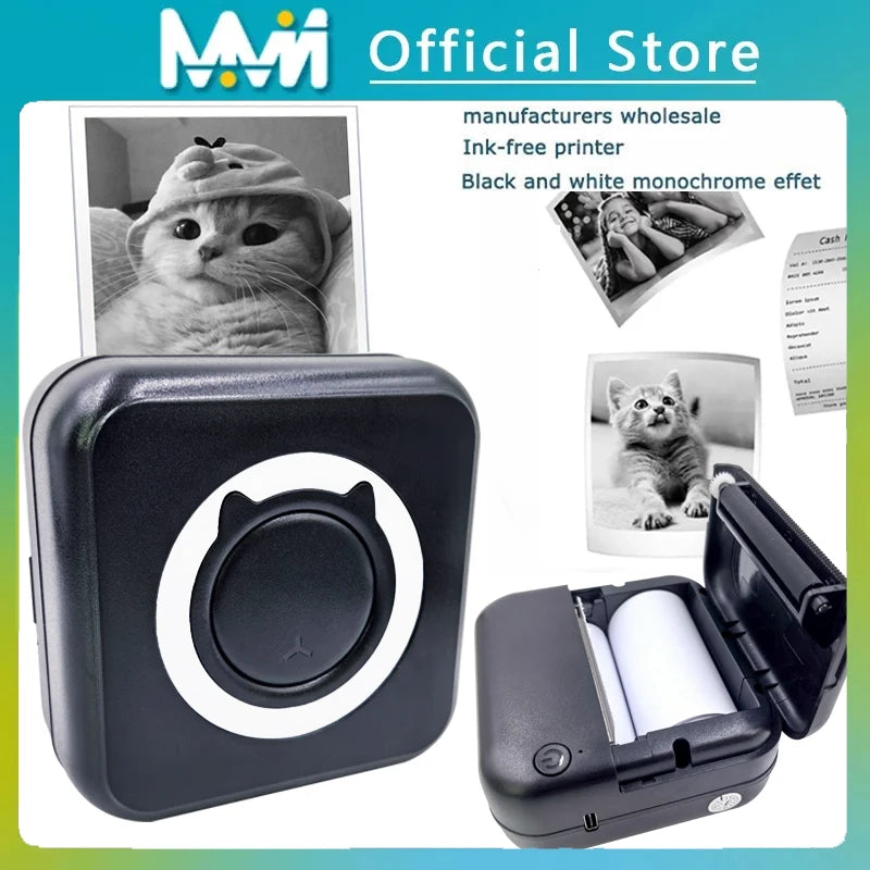 Introducing the MINI Print Portable Thermal Printer - Your Ultimate Pocket-Sized Wireless Printing Solution for Photos and Labels!