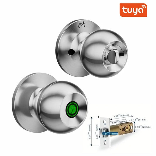 Revolutionize Your Home Security with the Tuya Biometric Fingerprint Smart Door Lock - Keyless Entry for Ultimate Convenience