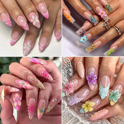 Elevate Your Nail Art with Our 3D Flowers Silicone Mold - Create Stunning Hawaii Hibiscus Designs with Ease!