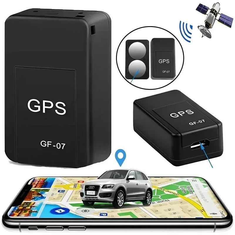 Magnetic Mini GPS Tracker - Real-Time Vehicle Locator & Pet Tracker GF07