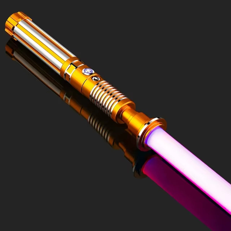 Experience the Ultimate Adventure with the RGB Lightsaber: 16 Colors, Metal Handle, and Immersive Sound Effects!