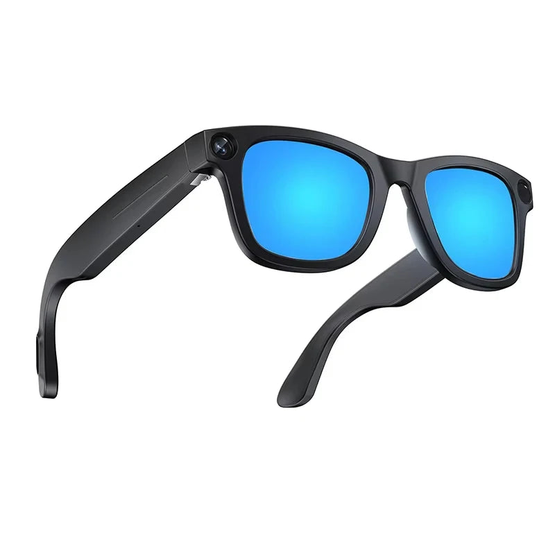 Revolutionary Smart AI Bluetooth Glasses with 800W Pixel Camera for HD Photos, Video, and Voice Calls - Waterproof and Feature-Rich!