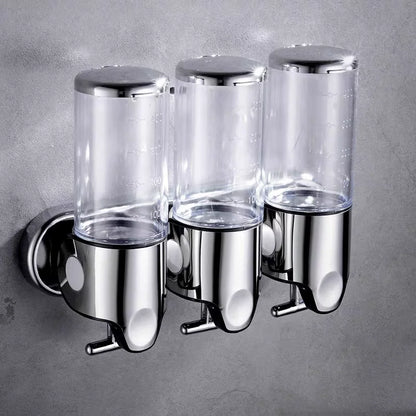Upgrade Your Bathroom with Our Stylish Wall-Mounted 500ml Soap Dispenser - Perfect for Shampoo, Gel, and Hand Soap!
