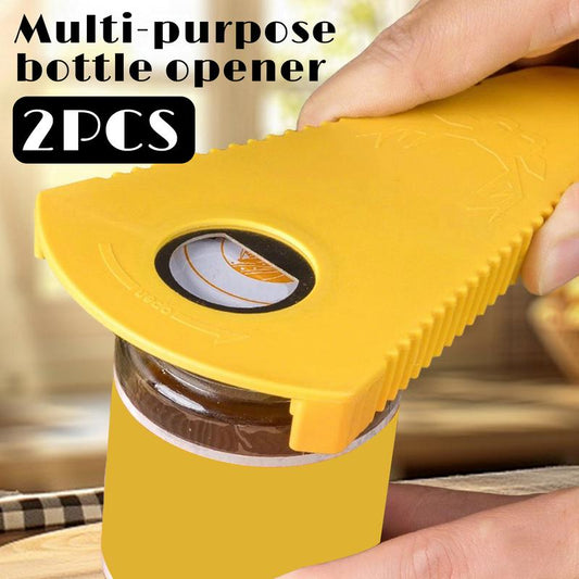 Effortless Jar and Bottle Opener Set - 2 Durable Grippers for Easy Access to Stubborn Lids