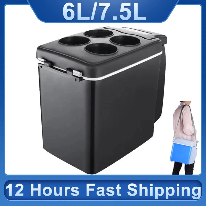 6L Dual-Use Car Refrigerator: Keep Your Drinks Cold and Food Warm On-the-Go!