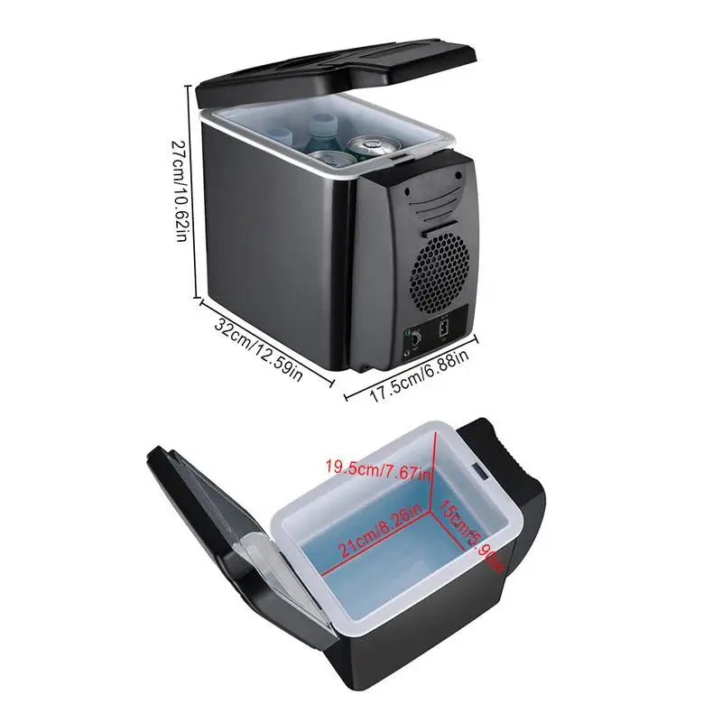 6L Dual-Use Car Refrigerator: Keep Your Drinks Cold and Food Warm On-the-Go!