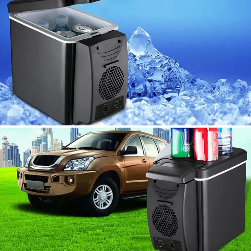 6L Dual-Use Car Refrigerator: Keep Your Drinks Cold and Food Warm On-the-Go!