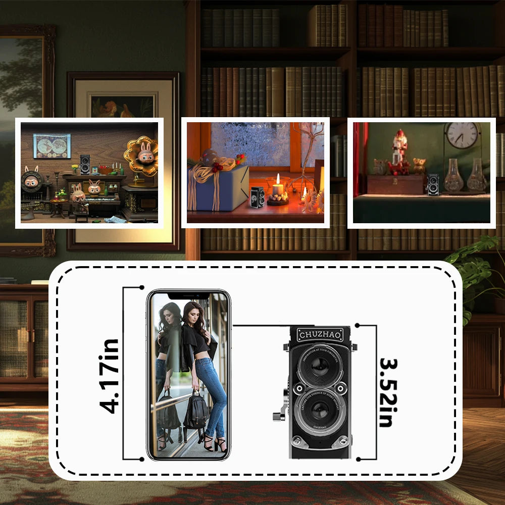 Capture Timeless Moments with the CHUZHAO Vintage Mini Digital Camera - 12MP Autofocus & 1080P FHD Video for Perfect Vlogging and Memorable Gifts