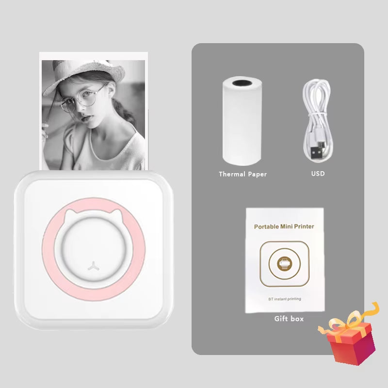 Introducing the MINI Print Portable Thermal Printer - Your Ultimate Pocket-Sized Wireless Printing Solution for Photos and Labels!