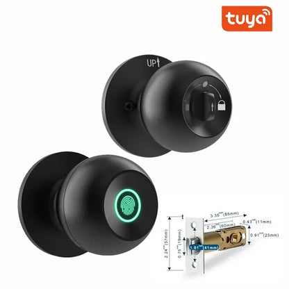 Revolutionize Your Home Security with the Tuya Biometric Fingerprint Smart Door Lock - Keyless Entry for Ultimate Convenience
