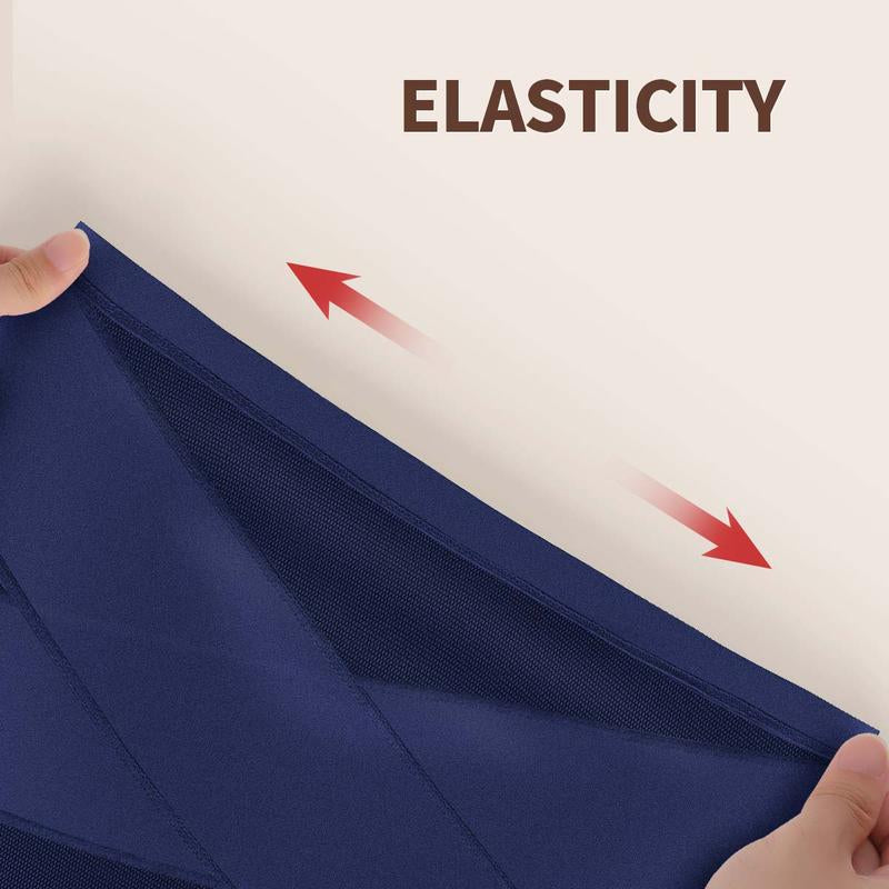 Elevate Your Comfort with High-Waisted Letter Print Underwear - Tummy Control Panties for All-Day Confidence and Breathability!